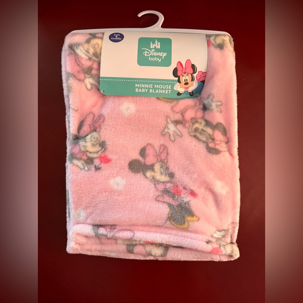 Disney Baby Minnie Mouse Pink Fleece Blanket